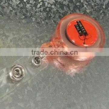 Custom Plastic Badge Clip With Epoxy Dome photo-2