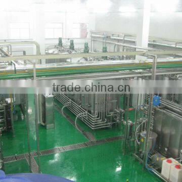 fruit juice processing line with hot filling