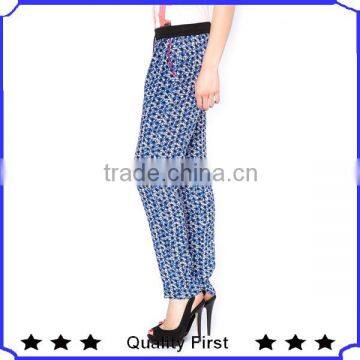 new design women chiffon printed pants 2014 shangkou