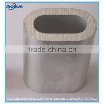 EN13411 aluminium oval sleeve,wire rope clips,metal ferrule