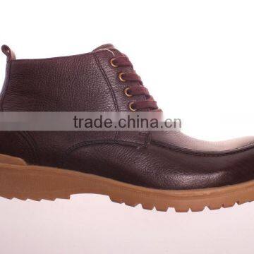 2014 fashion winter leather shoes for men with lace