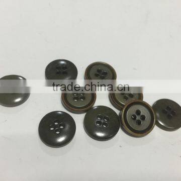 4 Holes Fancy Natural Corozo Nut Buttons