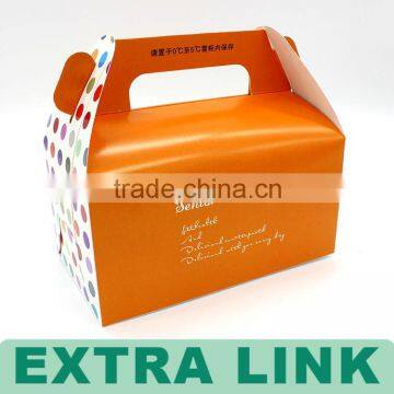 Custom Logo Small Handle Kraft Paper Cement Shopping Promotion Bag For Food