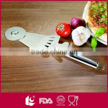 10B0303 Pizza Utensil,2 in 1(wheel & Tong)