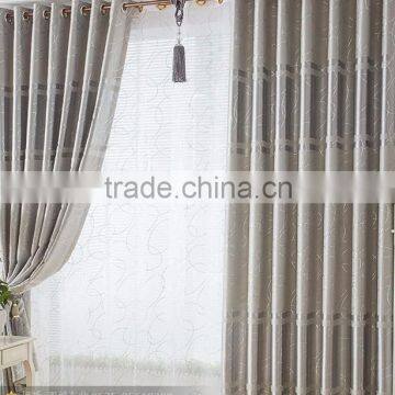100%polyester Chinese fabric curtain wholesale for living room