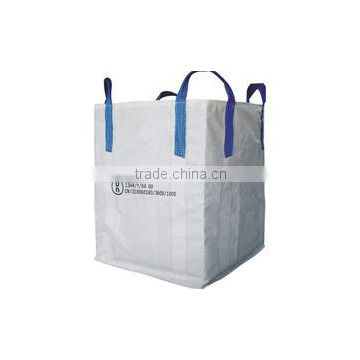 5:1 UN pp woven super sacks fibc jumbo ton bag with loading and discharging spout feed bags or for bulk lime