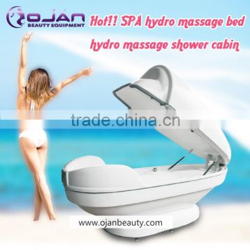 Full-body steam bath spa beauty equipment with 8 different color led light spa capsule