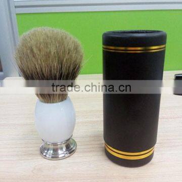 Wholesale shaving brushes Cheap Badger hair Shaving brushes in cylinder box