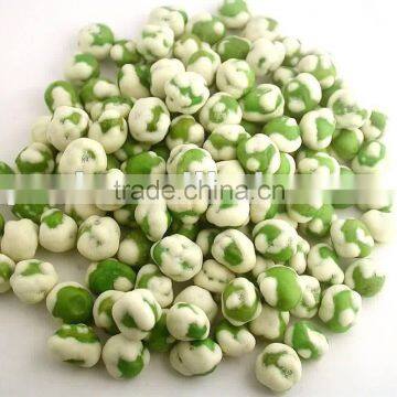 White color wasabi flavor coated marrowfat green peas BRC