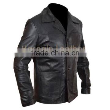 Men's Genuine Leather Coat Men's Leather Blazer
