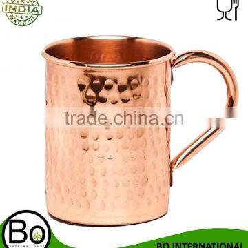 Copper Moscow Mule Hammered Mug 100% No Lining 16oz
