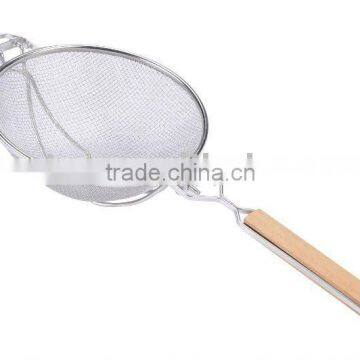 Heavy duty Stainelss steel mesh strainer