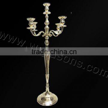 Classic gold candelabra and centerpiece manufactured bt Royal De Wajidsons in India