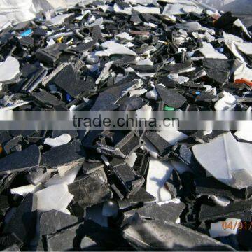 Crushed plastics from batteries (Mostly PP)