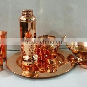 Ayurveda OM Yoga Copper Set