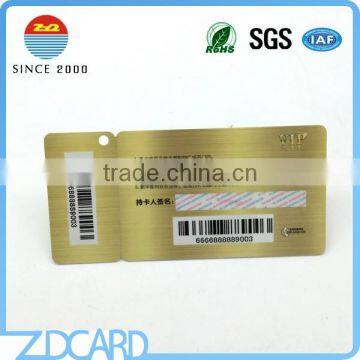 2 in 1 Combo barcode key tag plastic pvc membership card