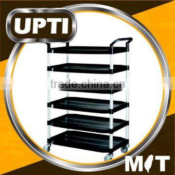 Taiwan Made High Quality Large 6 Shelves Service Cart Restaurant Cart, Catering Cart, Hotel Cart, DIY Cart