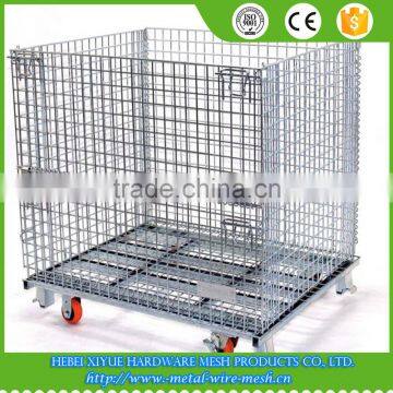 High Capacity Stackable Storage Industrial Wire Mesh Containers photo-6