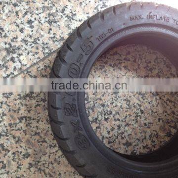 8x2.00-5 Heavy Duty Hand Trolley Wheel Pneumatic Tubeless Lawn Mower Wheel photo-3