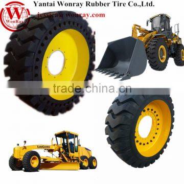 liugong wheel loader Rubber solid tire wheel 26.5-25 etc. with rims