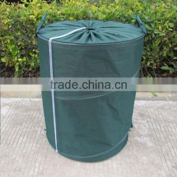 Pop up waste leaf garden bag Tool Bucket UV resistant easily collapsible both indoors and outdoors