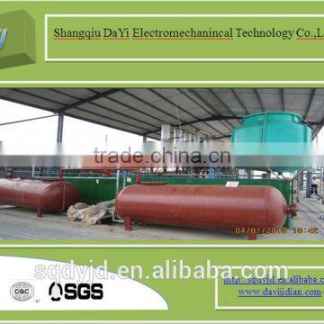 DAYI Automatic Feed, Enclosed Slag,Safe and Efficient Waste Plastic Refining Equipment, Tire Pyrolysis Plant photo-3