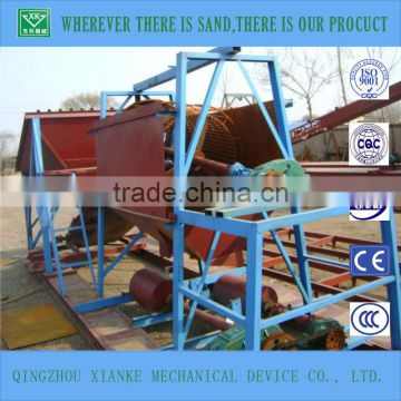 100cbm large processing capacity moveable sand trommel machine prices