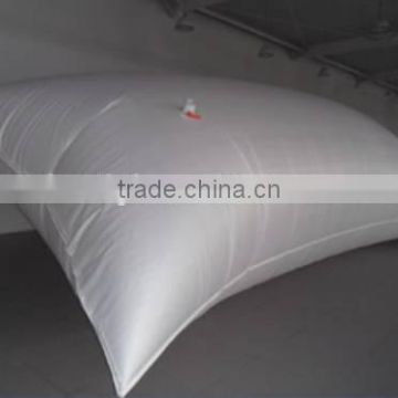 Flexible water storage bladder tank of 40 000 liters PVC tarpaulin portable