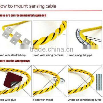 Ultrastrong Breaking Strength Location Water Leak Detection Cable, 4 Pins Water Sensing Cable, Leak Sensor Cable Alarm photo-5