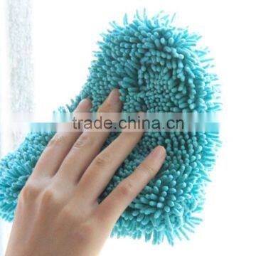 Cute Heart Microfiber Chenille Cleaning Sponge photo-6