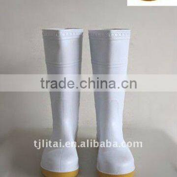 White PVC Safety Boot CE EN ISO20345 S5 Western Boots photo-2