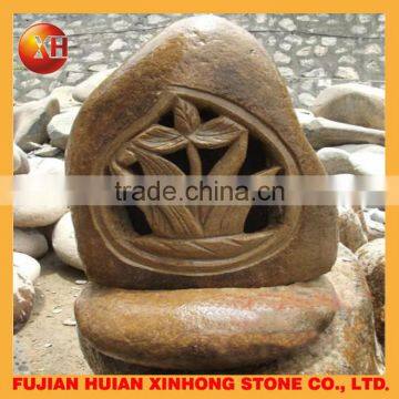 Chinese LED Granite Stone Lantern for Lamp Decoration photo-3