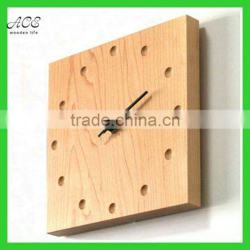 Custom wood wall clock Home decorative wood wall clock Home goods wall clocks