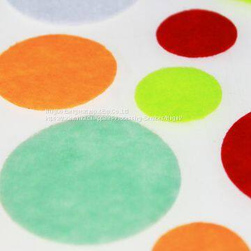 Colorful Felt Circle Sticker photo-2