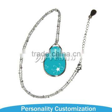 Sublimation Pendent Necklace With Oval Pendent