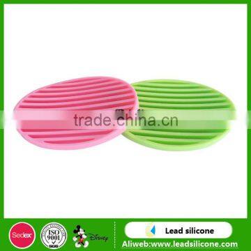 New Design Colorful Silicone Soap Box/Silicone Oval Soap Box photo-5