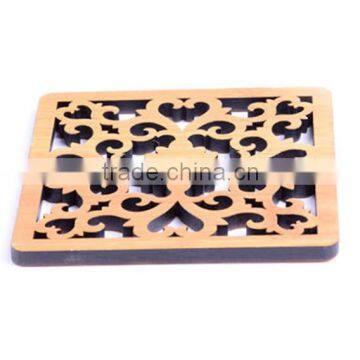 Fancy Laser Engrave Custom Decor Wood Coaster Wholesale photo-2