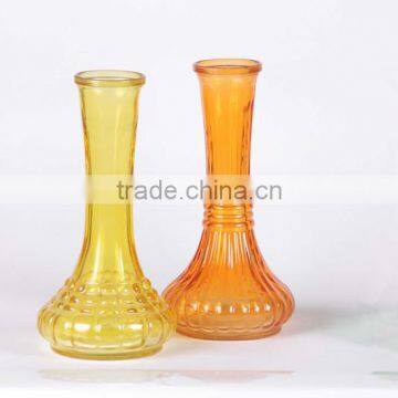 colored mini glass vase for decoration