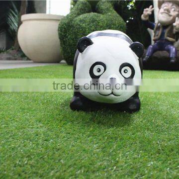 Home Garden Seats Christmas Decorative 30cm Height Small Artificial White and Black Fiberglass Chinese Flat Panda E10 28X07 photo-2