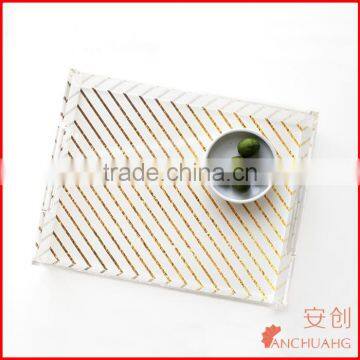 Acrylic Insert Paper Tray Lucite Tray With Insert Slot for Custom Photo or Paper photo-2