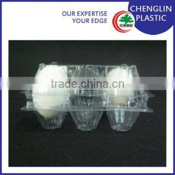 blister clear plastic egg shape container