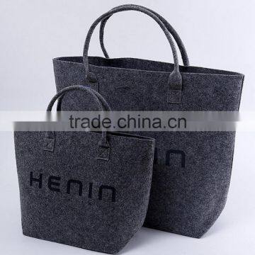 china suppliers custom logo printable felt handbag non woven tote bag shopping bag