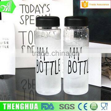 best selling manufacturer plastic shaker water bottle, juice bottle