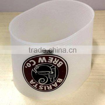 Hot and Cold Plastic Travel Coffee Cup With Lid and Silicone Band photo-3
