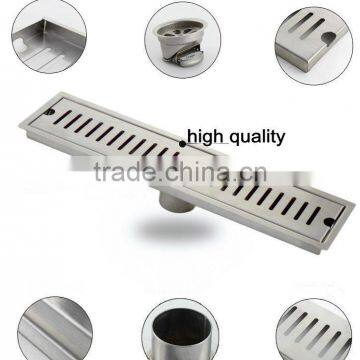 alibaba china stainless steel 304 316 long shower drains bathroom floor drains