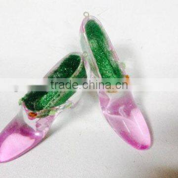 Acrylic Manufacturer Craft Clear Crystal Shoes Wedding & Valentines Gift photo-6