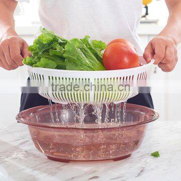 Kitchen Vegetable and Fruit Plastic Draining Basket Drain Basket