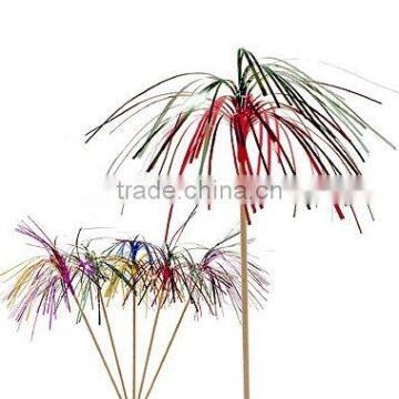 ,picks, toothpick with flower,party picks,party sticks