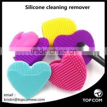 silicone cleaning tool for makeup brush and remove