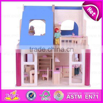 2016 New Fashion Children Wooden Fairy Castle Toy W06A095 photo-4
